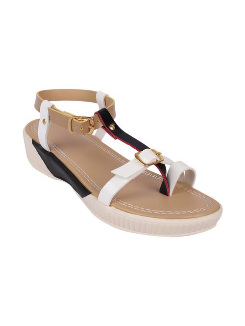 white flat forms sandal - 13668456 - Very Small Image - 1