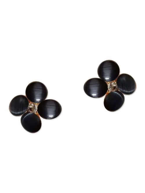 black studs earrings - 13672356 - Very Small Image - 1