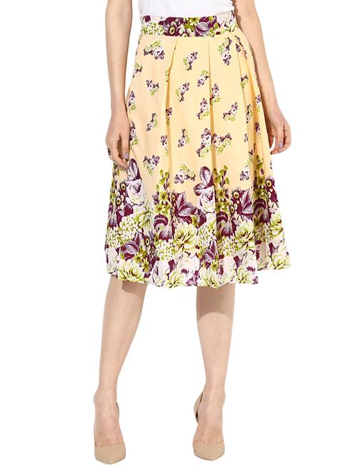 box pleated floral skirt - 13674269 - Very Small Image - 1
