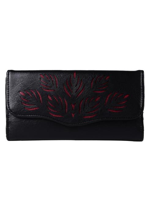 black leatherette regular clutch - 13678522 - Very Small Image - 1