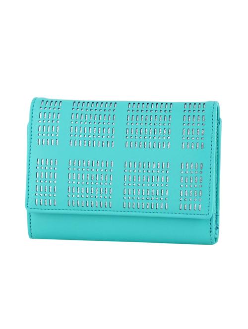 blue leatherette regular clutch - 13681951 - Very Small Image - 1