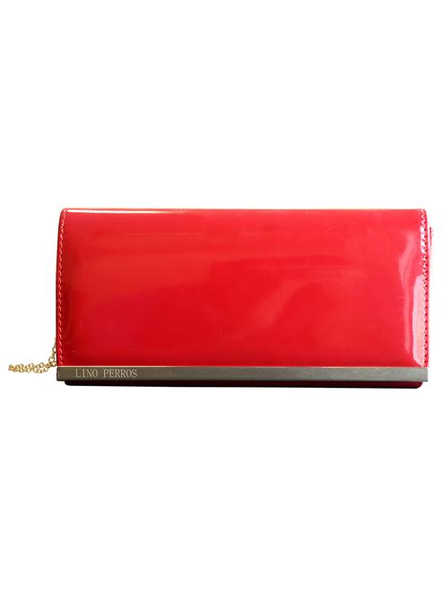 red leatherette regular clutch - 13685715 - Very Small Image - 1
