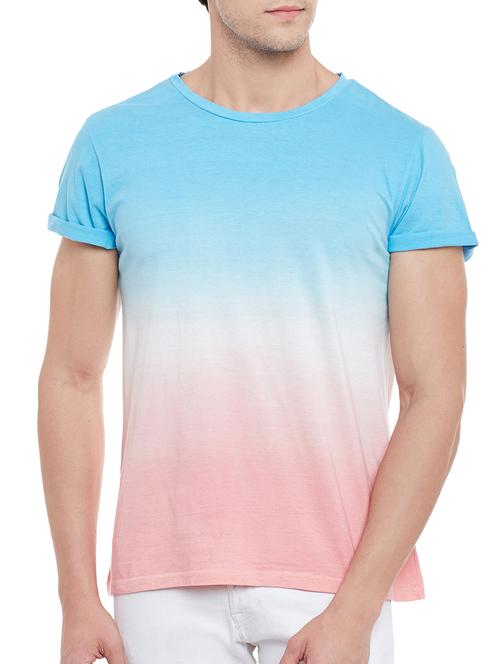 ombre cotton t-shirt - 13688378 - Very Small Image - 1