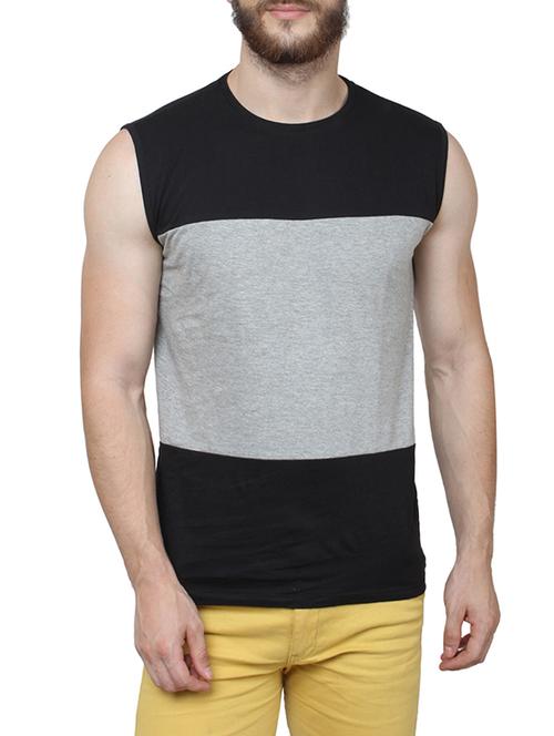 color block cotton t-shirt - 13688394 - Very Small Image - 1