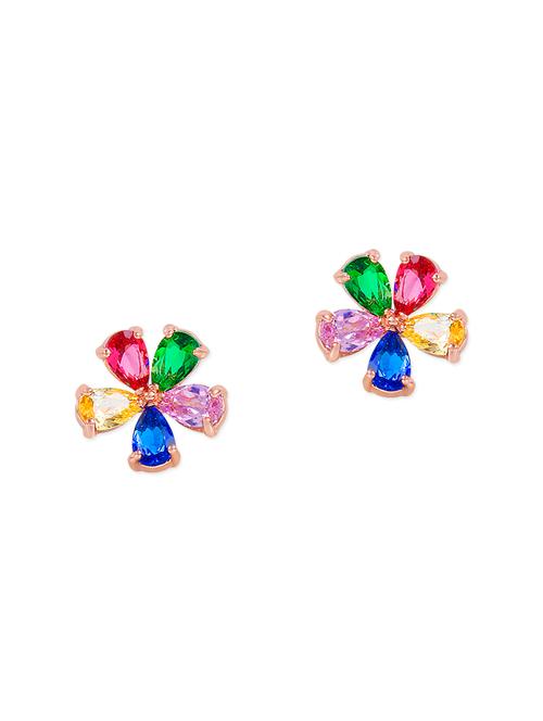 multi colored metal studs earrings - 13693758 - Very Small Image - 1