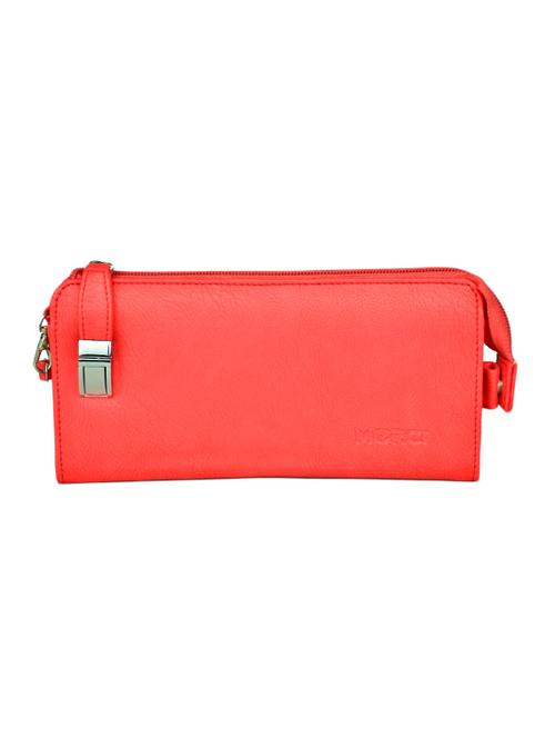 red leatherette regular clutch - 13718323 - Very Small Image - 1