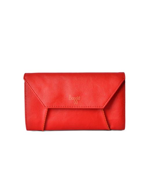 red leatherette regular clutch - 13720630 - Very Small Image - 1