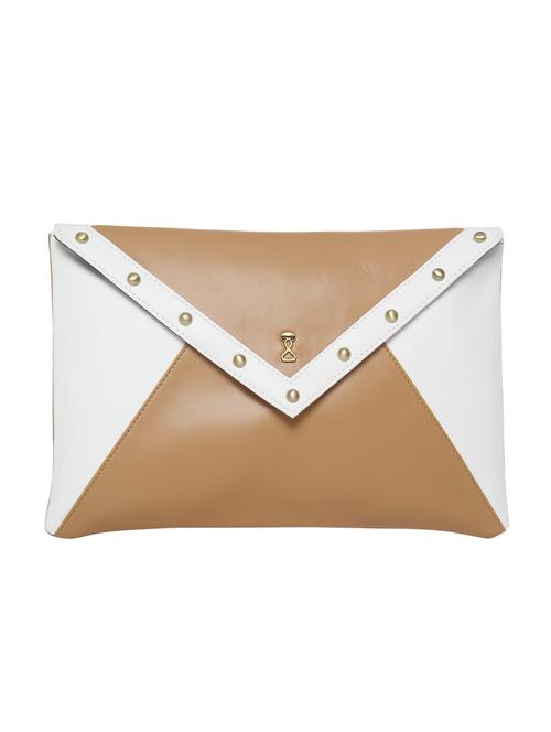beige leatherette regular clutch - 13720722 - Very Small Image - 1
