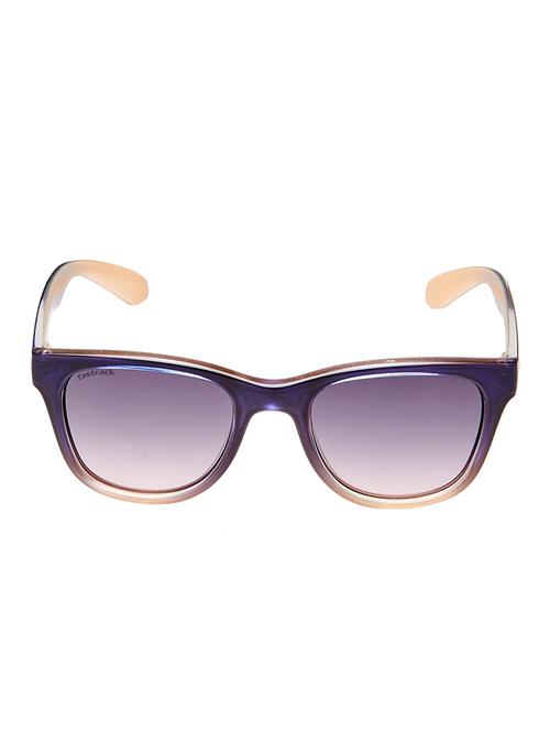 fastrack gradient wayfarer women sunglasses (p304pr2f,purple) - 13722134 - Very Small Image - 1