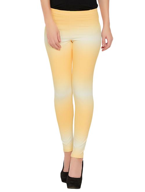 yellow cotton leggings - 13723942 - Very Small Image - 1