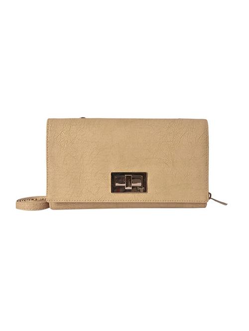 beige leatherette regular clutch - 13725585 - Very Small Image - 1