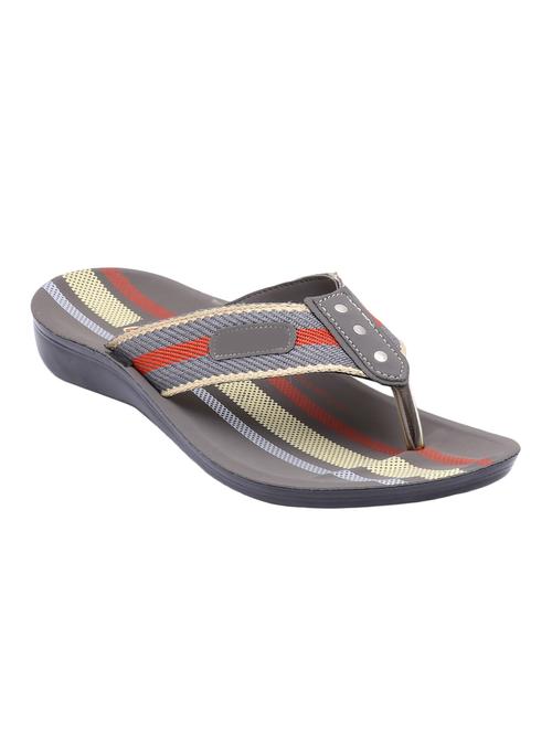 grey fabric toe separator slipper - 13729363 - Very Small Image - 1