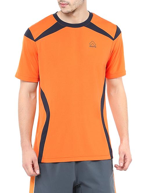 orange and black polyester t-shirt - 13732272 - Very Small Image - 1
