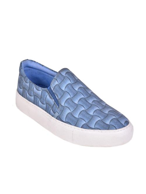 blue canvas slip on loafers - 13742076 - Very Small Image - 1