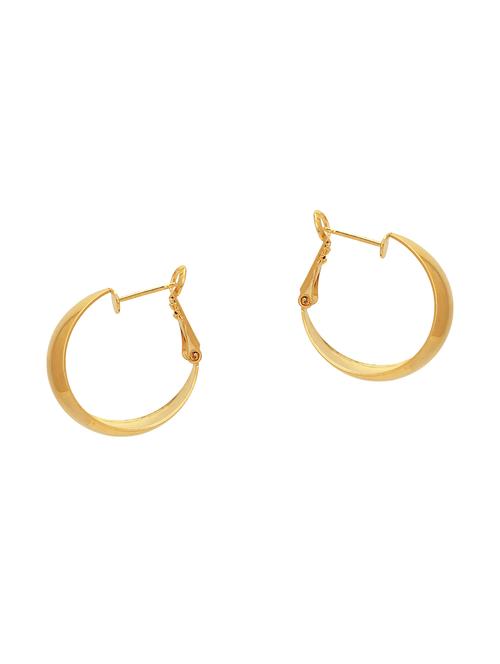 gold copper hoop earrings - 13745997 - Very Small Image - 1
