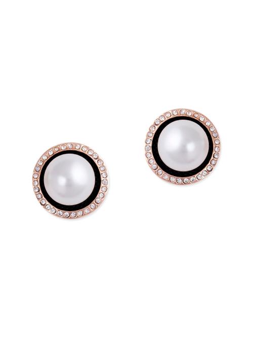 white gold tone stone earrings - 13746653 - Very Small Image - 1