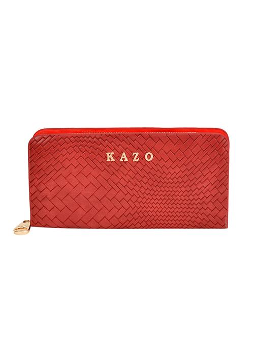 red leatherette regular clutch - 13746754 - Very Small Image - 1
