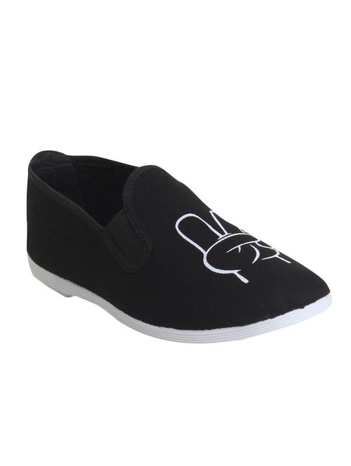 black canvas casual slipons - 13748339 - Very Small Image - 1