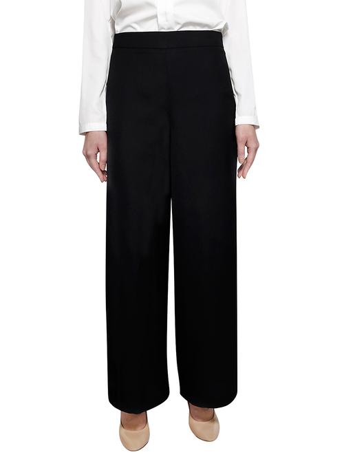 black flat front trouser - 13752604 - Very Small Image - 1