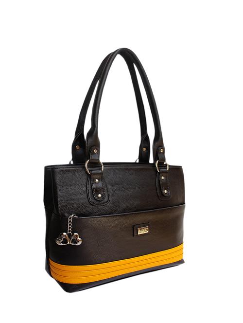 brown leatherette regular handbag - 13752758 - Very Small Image - 1
