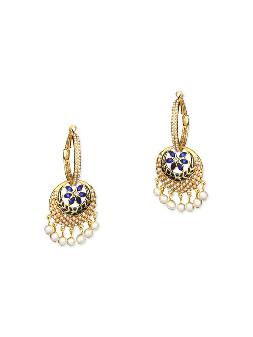 gold zinc balli earrings - 13757611 - Very Small Image - 1