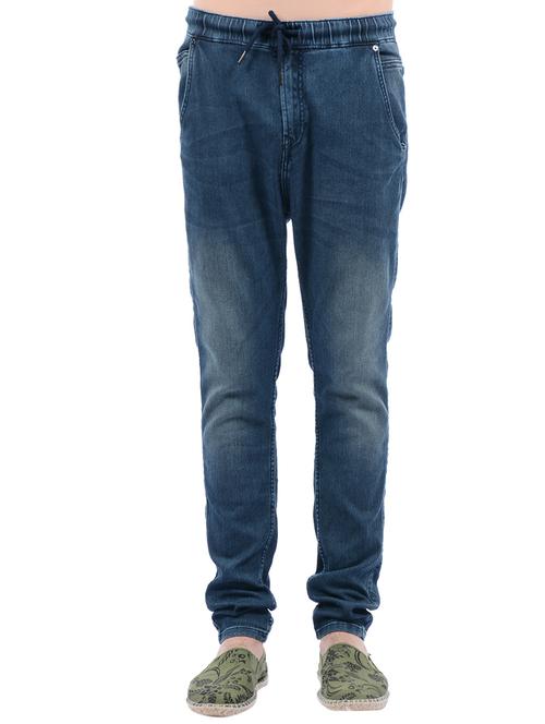blue cotton blend jogger jean - 13760297 - Very Small Image - 1