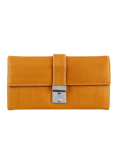 tan leatherette regular clutch - 13764078 - Very Small Image - 1