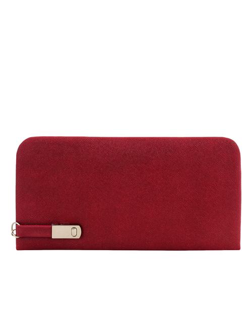 red leatherette regular clutch - 13764082 - Very Small Image - 1