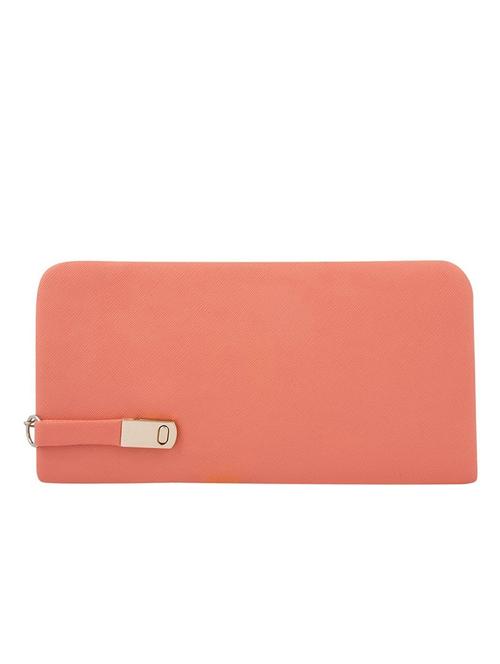 pink leatherette regular clutch - 13764083 - Very Small Image - 1