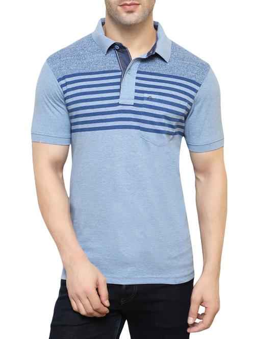 light blue cotton t-shirt - 13766583 - Very Small Image - 1