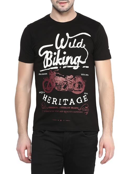 black cotton t-shirt - 13767867 - Very Small Image - 1