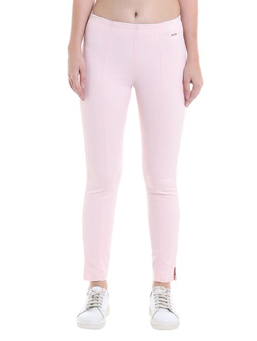 pink cotton jeggings - 13772963 - Very Small Image - 1