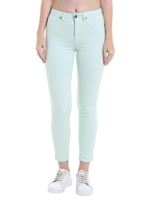 mint green denim jeans - 13772975 - Very Small Image - 1