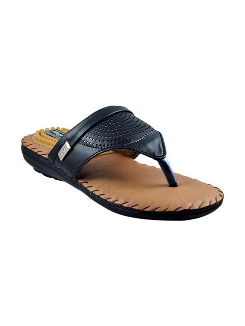 black toe separator slippers - 13776119 - Very Small Image - 1
