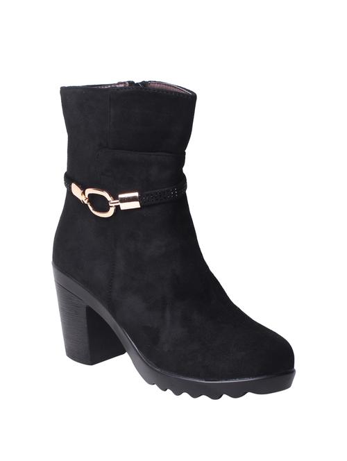 black suede ankle boot - 13777473 - Very Small Image - 1