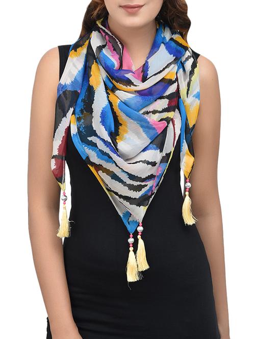multi colored chiffon scarf - 13786561 - Very Small Image - 1