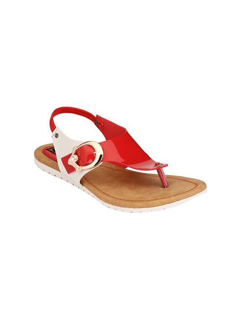 red back strap sandal - 13788655 - Very Small Image - 1