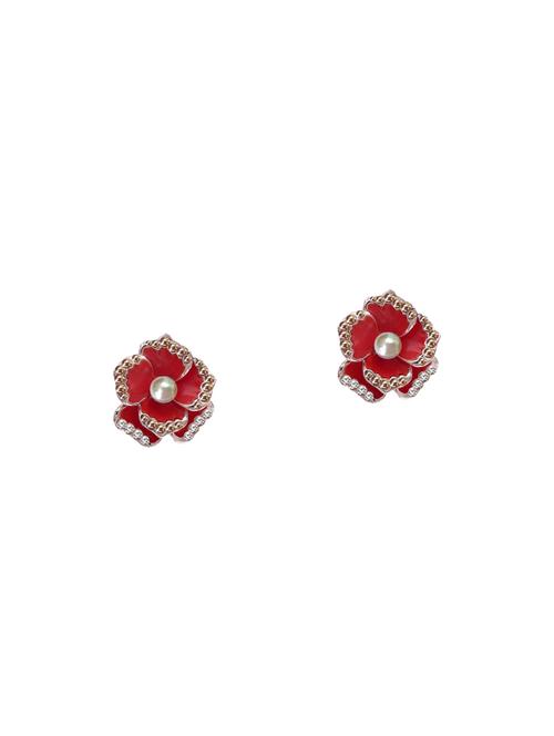 red studs earring - 13795860 - Very Small Image - 1