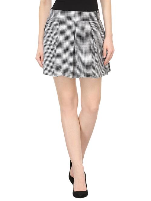 cation black cotton pleated skirt - 13797351 - Very Small Image - 1