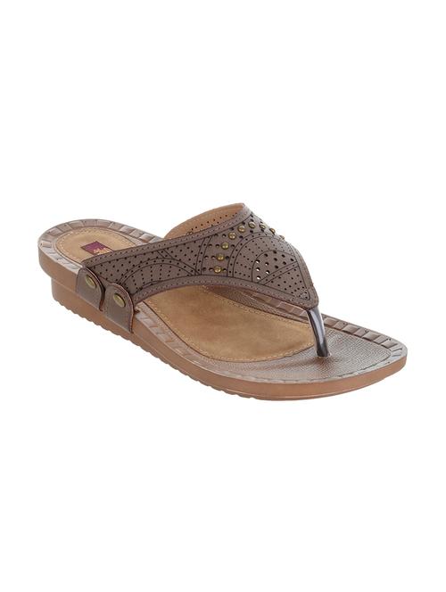 brown toe separator slippers - 13798733 - Very Small Image - 1