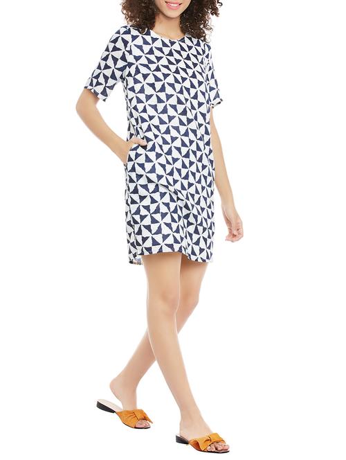 blue rayon dress - 13800448 - Very Small Image - 1