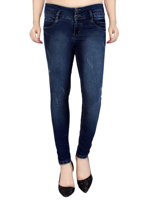 dark blue distressed denim jean - 13802651 - Very Small Image - 1