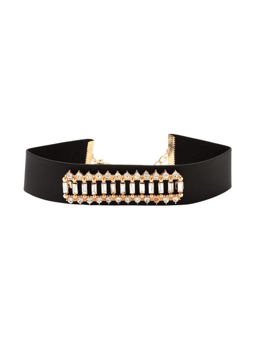 gold metal choker necklace - 13806037 - Very Small Image - 1