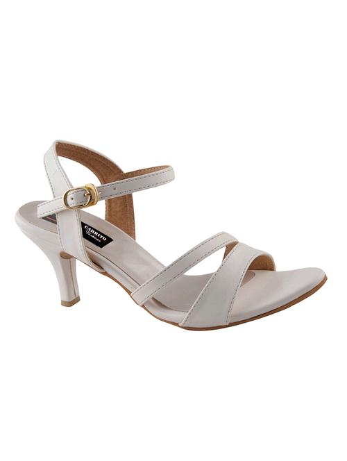 white ankle strap sandal - 13808325 - Very Small Image - 1
