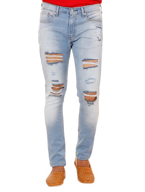 blue denim ripped jeans - 13810279 - Very Small Image - 1