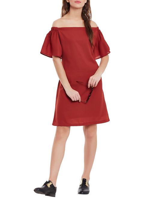 off shoulder shift dress - 13820529 - Very Small Image - 1