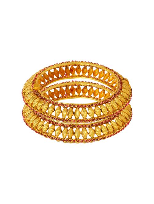 pink gold tone stone bangles - 13823743 - Very Small Image - 1