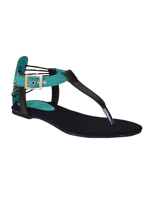 green closed back sandal - 13825714 - Very Small Image - 1