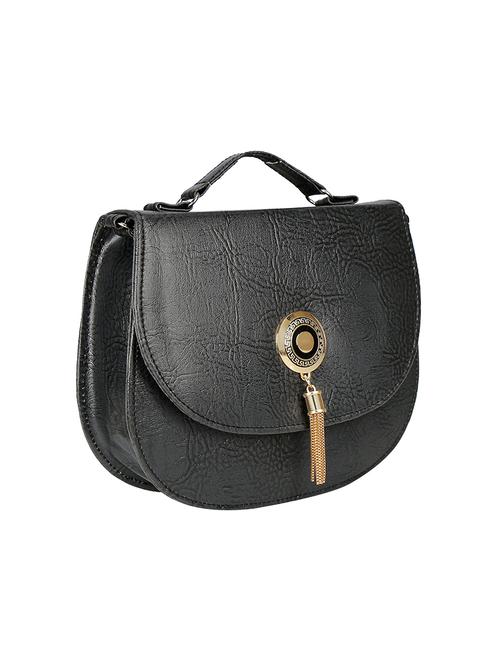 black leather sling bag - 13839384 - Very Small Image - 1