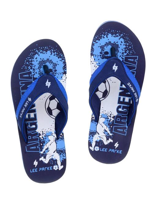 blue rubber toe separator flip flops - 13839790 - Very Small Image - 1